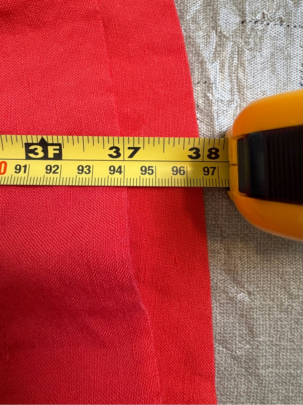 Loft Linen Blend Flutter Sleeve Sundress Pockets Square Neckline Size Large - Picture 9 of 9
